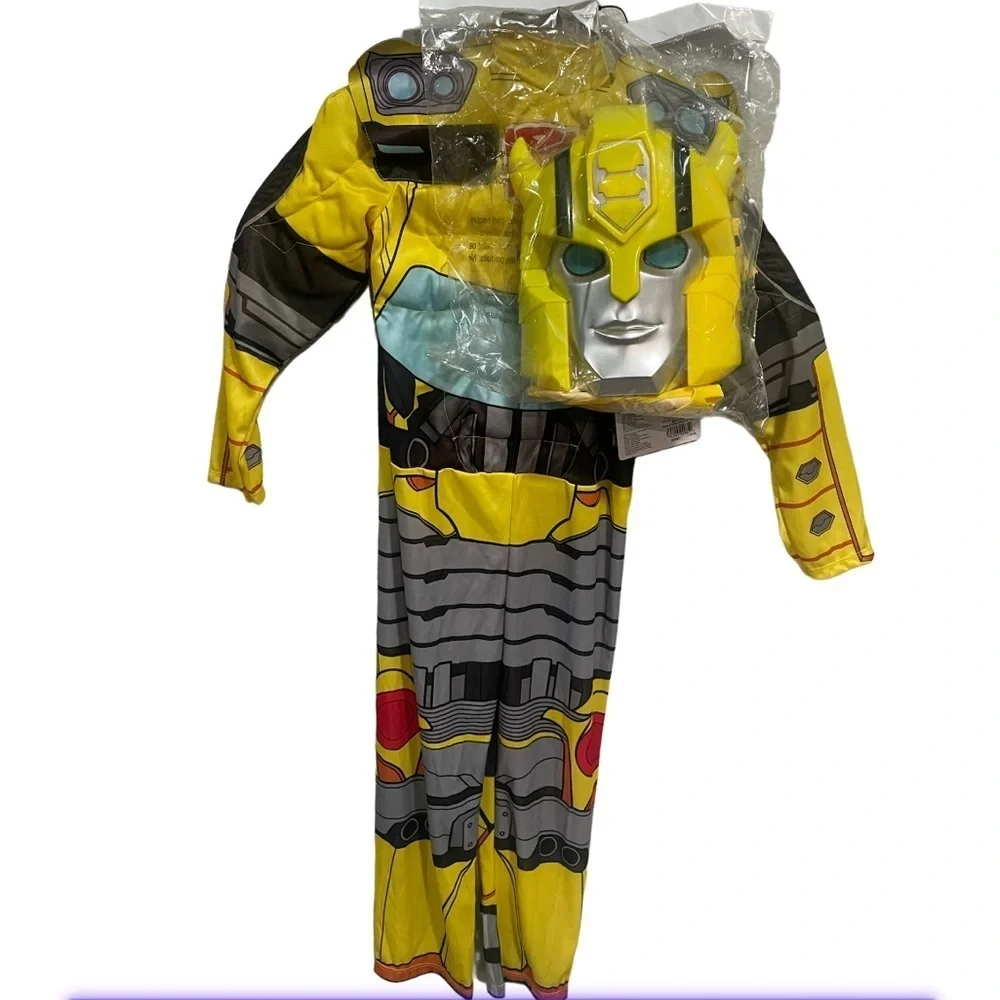 TRANSFORMERS kids “BUMBLEBEE” quilted muscle Halloween costume-various
